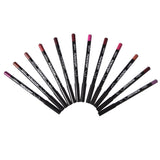 12pcs/set Professional Matte Lip Liner Pencil Set