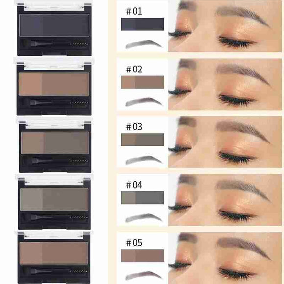 Double Color Eyebrow PowderPalette + Brow Chapter  for Blgr