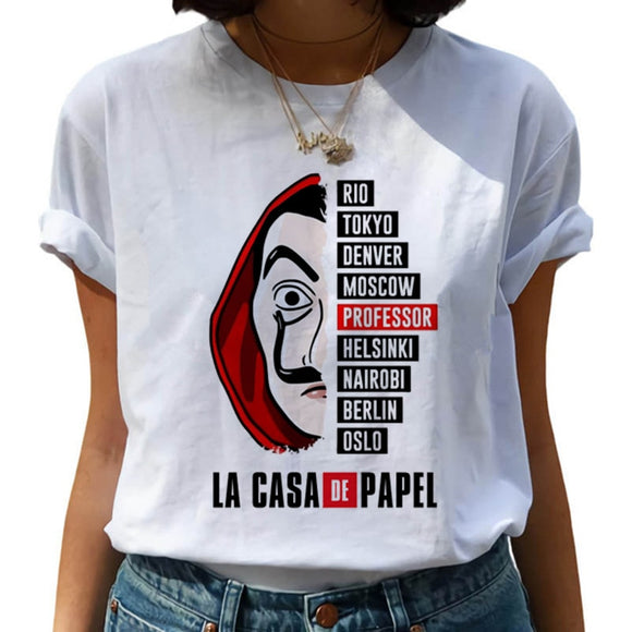 New Money Heist T Shirts Fashion Top Tees