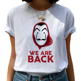 New Money Heist T Shirts Fashion Top Tees