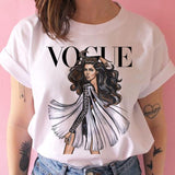 vogue princess t shirt print grunget Graphic design