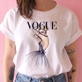 vogue princess t shirt print grunget Graphic design